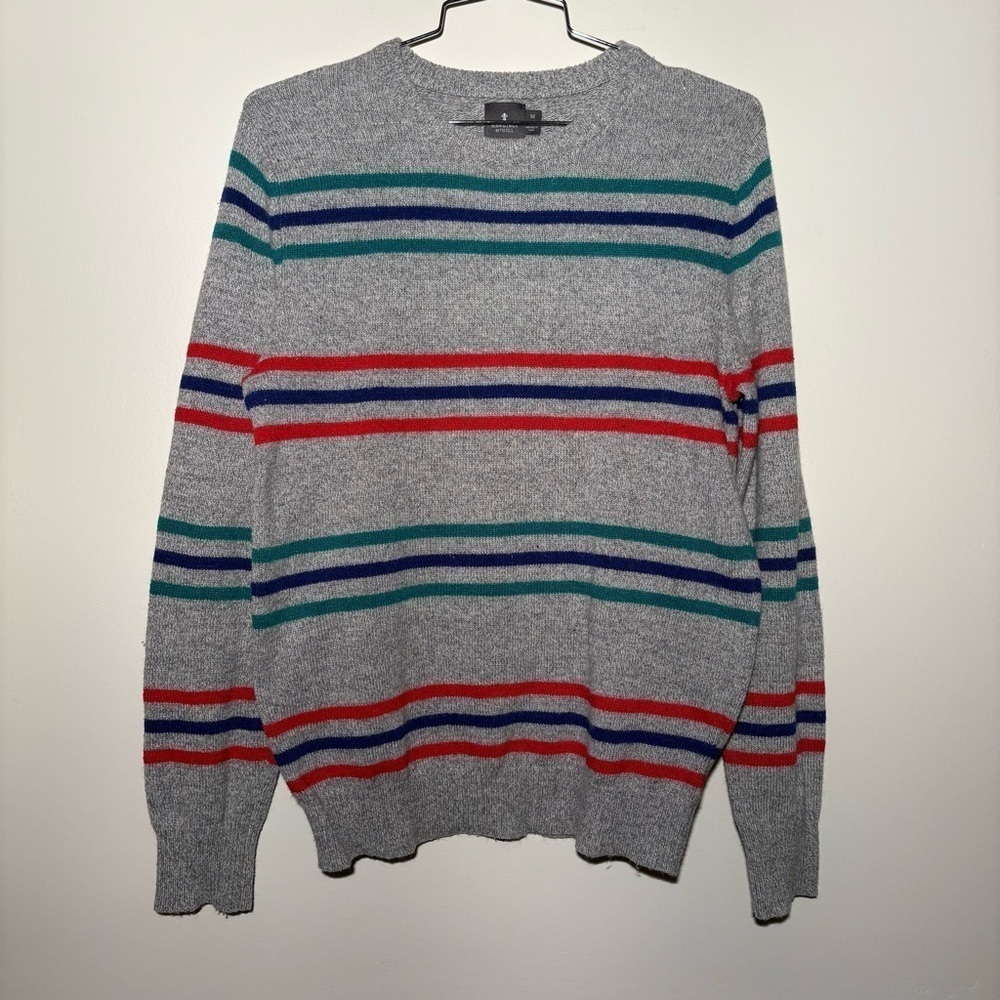 Hawkings McGill Wool Blend Striped Sweater